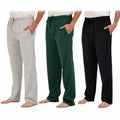 3-Pack: Men's Cotton Lounge Pajama Pants with Pockets by DailySale