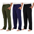 3-Pack: Men's Cotton Lounge Pajama Pants with Pockets by DailySale