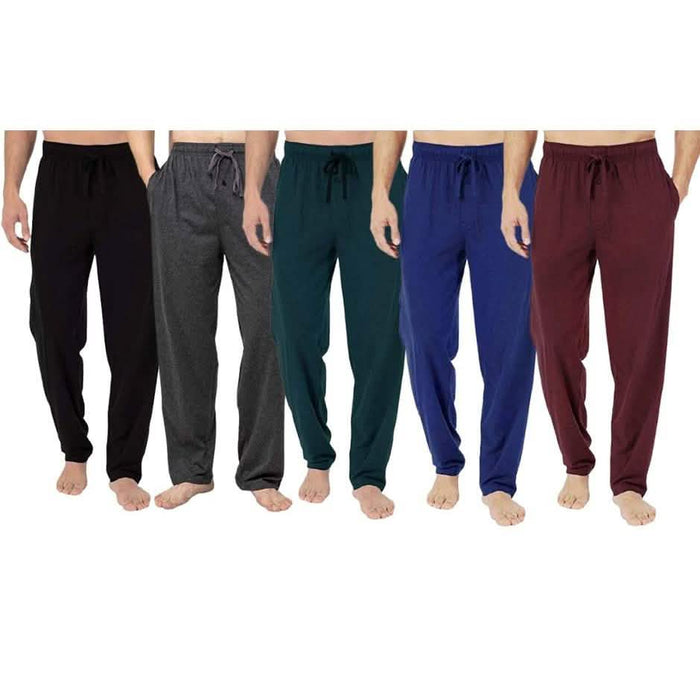 3-Pack: Men's Cotton Lounge Pants With Pockets by DailySale