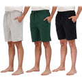 3-Pack: Men's Cotton Lounge Shorts with Pockets by DailySale