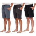 3-Pack: Men's Cotton Lounge Shorts with Pockets by DailySale