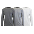 3-Pack: Men's Crew Neck Long Sleeve Classic Tee by DailySale