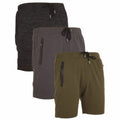 3-Pack: Men's French Terry Shorts with Zippered Pockets by DailySale
