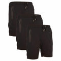 3-Pack: Men's French Terry Shorts with Zippered Pockets by DailySale
