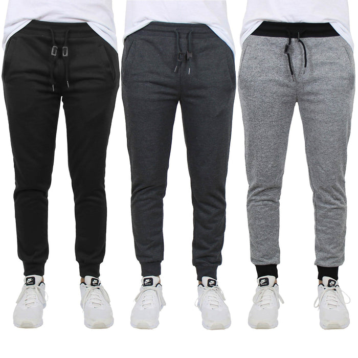 3-Pack: Men's French Terry Slim-Fit Jogger by DailySale