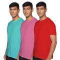 3-Pack: Men's Laviva Active Moisture Wicking Dry Fit Crew Neck Shirts by DailySale