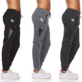 3-Pack: Men's Moisture-Wicking Jogger Pants with Zipper Pockets by DailySale