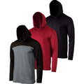 3-Pack: Men's Moisture Wicking Lightweight Hoodies by DailySale