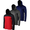 3-Pack: Men's Moisture Wicking Lightweight Hoodies by DailySale