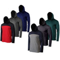 3-Pack: Men's Moisture Wicking Lightweight Hoodies by DailySale
