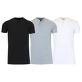 3-Pack Men's Slim Fitting Short Sleeve Henley Slub Tee by DailySale