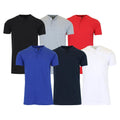 3-Pack Men's Slim Fitting Short Sleeve Henley Slub Tee by DailySale