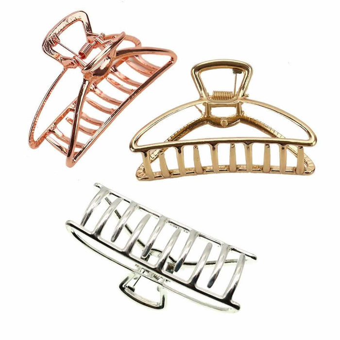 3-Pack: Metal Hair Clips by DailySale