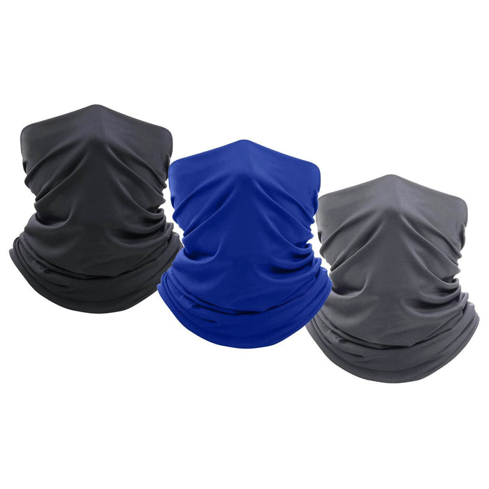 3-Pack: Moisture Wicking Breathable Stretch Gaiter Neck Face Mask by DailySale