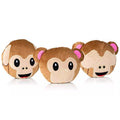 3-Pack: Monkey Emoji Pillows by DailySale