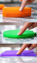 3-Pack: Multi-colored Textured Silicone Sponges - As Seen on TV Better Sponge by DailySale