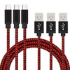 3-Pack: Nylon Braided Cables