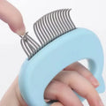 3-Pack: Pet Deshedding Brush Grooming and Shedding Matted Fur Remover Massage Dematting Tool by DailySale