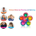 3-Pack: Pop Fidget Popper - 2-in-1 Bubble Fidget Spinner by DailySale