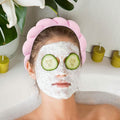 3-Pack: Puffy Terry Towel Cloth Fabric Sponge Face Wash Head Band by DailySale