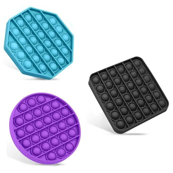 3-Pack: Push Pop Bubble Fidget Toy by DailySale