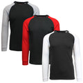 3-Pack: Raglan Sleeve Thermal Shirt by DailySale