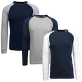 3-Pack: Raglan Sleeve Thermal Shirt by DailySale