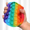 3-Pack: Rainbow Bubble Popper Anti-Stress Fidget Toy by DailySale