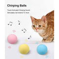 3-Pack: Realistic Chirping Balls Cat Toys by DailySale