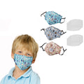 3-Pack: Reusable Kids Face Mask with 6 Filters and Adjustable Earloop by DailySale