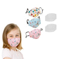 3-Pack: Reusable Kids Face Mask with 6 Filters and Adjustable Earloop by DailySale