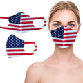 3-Pack: Reusable Non-Medical USA Flag Mask by DailySale