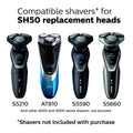 3-Pack: Generic Replacement Heads for Philips Norelco Shavers Series 5000 by DailySale