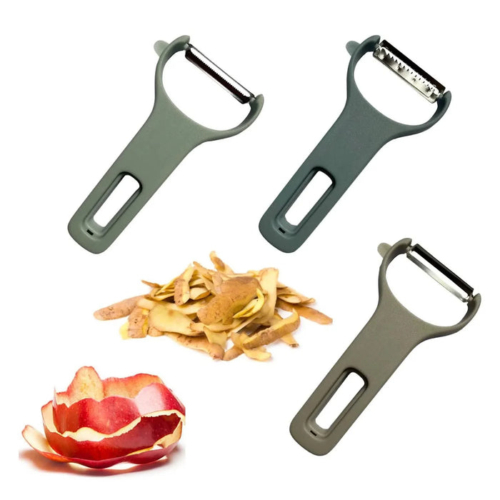 3-Pack: Stainless Steel Original Peelers for Potato, Vegetable and Fruits Kitchen Gadgets by DailySale