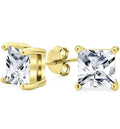 3-Pack: Sterling Silver Princess Cut Studs by DailySale