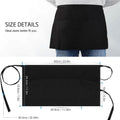 3-Pack: Syntus Server Aprons with 3 Pockets by DailySale