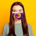 3-Pack: Tie Dyed Double Layer Reusable Face Mask with Adjustable Loop by DailySale