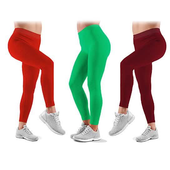 3-Pack: Ultra-Soft High Waisted Capri Leggings by DailySale
