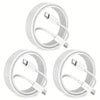 3-Pack: USB-C Fast Charging Cables