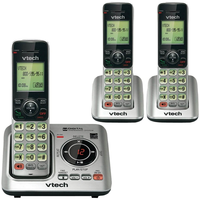 3-Pack: VTECH CS66293 DECT 6.0 3-Handset Landline Telephone by DailySale