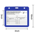 3-Pack: Waterproof Hard Case CDC Vaccination Card Holder With Lanyards by DailySale