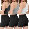 3-Pack: Women Crop Basic Tank Top Ribbed Knit Sleeveless by DailySale