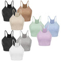 3-Pack: Women Crop Basic Tank Top Ribbed Knit Sleeveless by DailySale