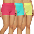 3-Pack: Women's 12" Seamless Leggings Biker Shorts by DailySale