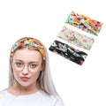 3-Pack: Women's Boho Floral Style Criss Cross Headband by DailySale