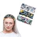 3-Pack: Women's Boho Floral Style Criss Cross Headband by DailySale