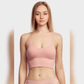 3-Pack: Women's Breathable Seamless Spaghetti Strap Sports Bra by DailySale
