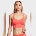 3-Pack: Women's Breathable Seamless Spaghetti Strap Sports Bra by DailySale