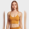 3-Pack: Women's Breathable Seamless Spaghetti Strap Sports Bra by DailySale