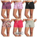 3-Pack: Women's Comfy Lounge Bottom Pajama Shorts with Drawstring by DailySale